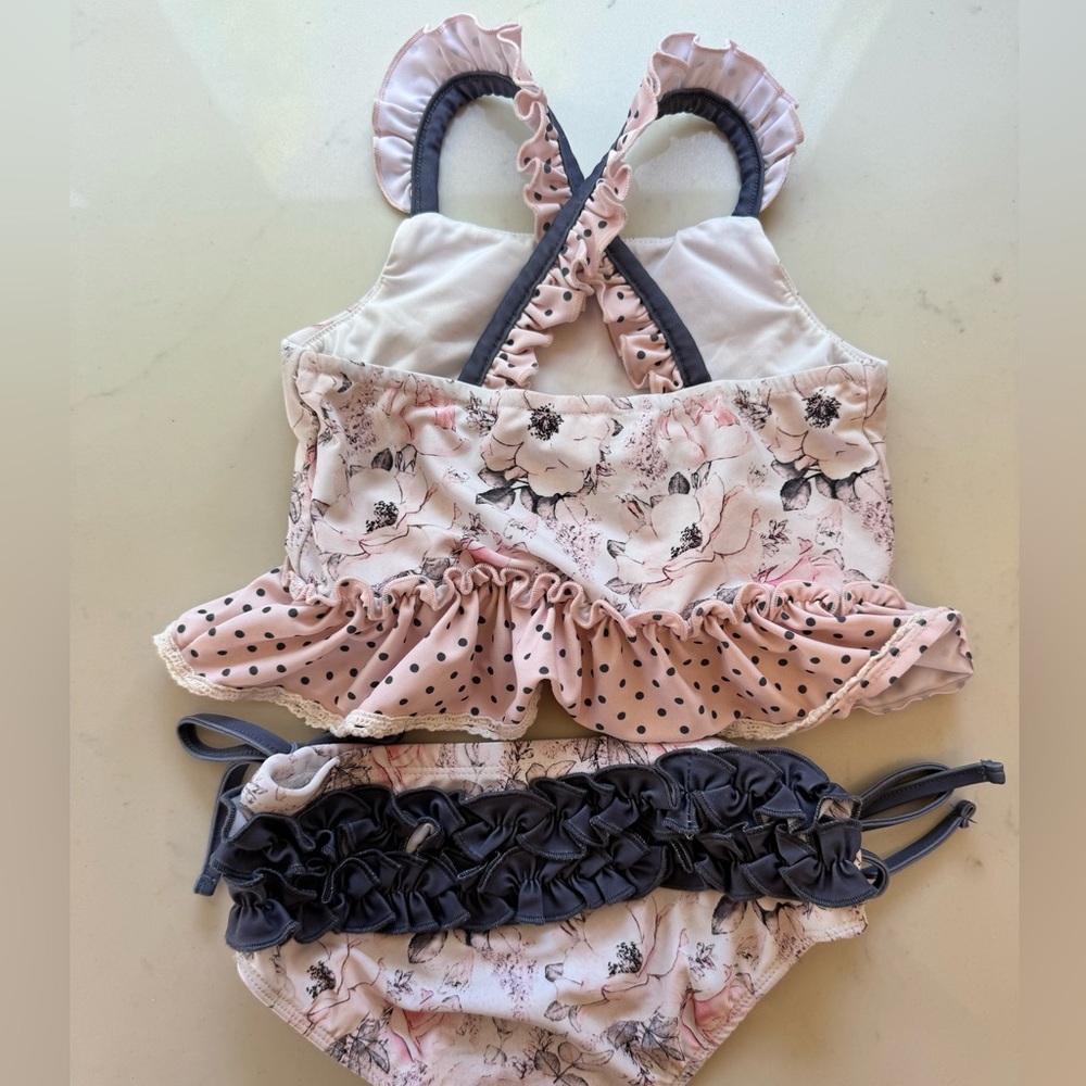 Cheeky plum bathing suit, 2T
